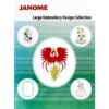 Janome Large Embroidery Design Collection 202 295 006