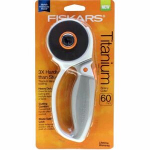 Fiskar 60mm Titanium Comfort Rotary Cutter